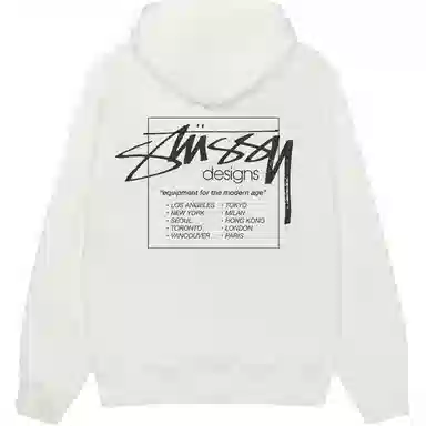 Stussy SS25 MODERN AGE HOODIE PIGMENT DYED logo