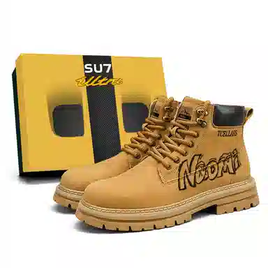 TCELLARS Classic Lace-Up Boots Maple Yellow