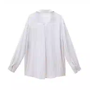 米子旗 条纹天丝微透防晒长袖衬衫 女款