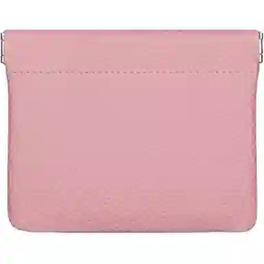 歌若拉 自动封口真皮硬币袋弹力闭合小众耳机数据线收纳 头层牛皮 零钱包 男女同款情侣款 多色