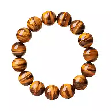 【八方来财】 熊银匠 平安好运 财运亨通 佑财护主 财源滚滚 新中式国潮虎晴石转运珠 时尚大气 男朋友 父亲 虎眼石 手串 男女同款情侣款