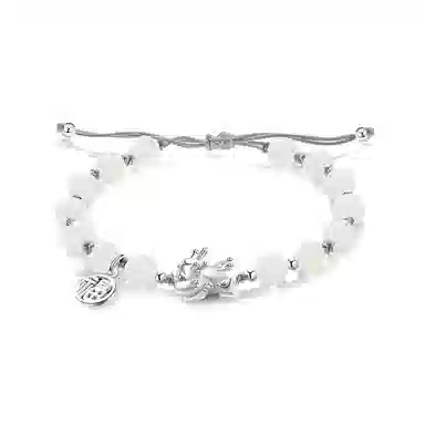 【S999银/招财貔貅】 百慕眸 吸金吞金兽 新中式 国潮 福乐牌小众设计 高级感 高考考研上岸#好运 白玉菩提 手链 男女同款情侣款