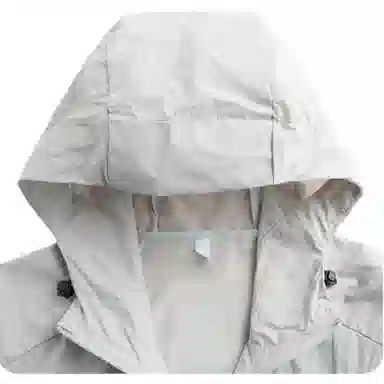 木林森 欧若风轻薄户外凉感连帽长袖简约基础纯色运动休闲通勤百搭拉链抽绳 超轻透气防虫防静电防紫外线防晒服 男女同款