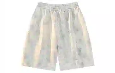 王者荣耀 美式复古扎染脏脏五分裤宽松舒适透气居家户外运动通勤青少年高颜值大码百搭时尚休闲短裤 男女同款