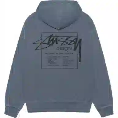 Stussy SS25 MODERN AGE HOODIE PIGMENT DYED logo