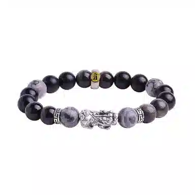 木盛缘 【八大守护神  招财纳福】 黑檀 手串 男女同款情侣款