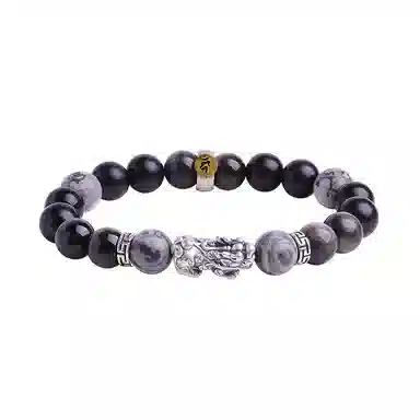 木盛缘 【八大守护神  招财纳福】 黑檀 手串 男女同款情侣款