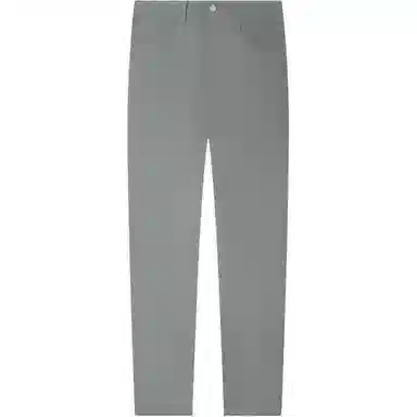 九牧王男裤专家 纯色直筒高弹修身长裤休闲裤 男款 灰绿色