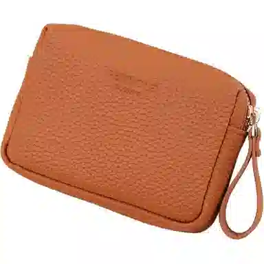 歌若拉 指环型拉尾设计 头层牛皮 简约日系风 实用 卡包 收纳包零钱包 常规 男女同款情侣款 多色