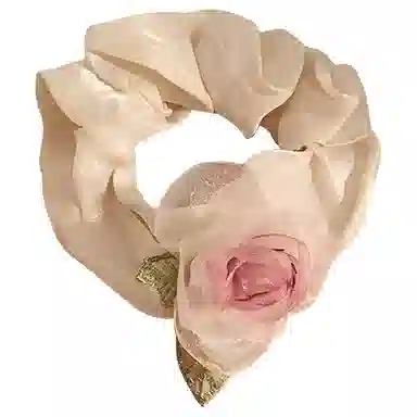 希铃 干枯玫瑰超仙氛围感森系仙美 网纱 发圈 女款