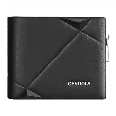 歌若拉 菱形设计驾驶证卡包三合一商务实用防盗刷 头层牛皮 钱包 男款 多色