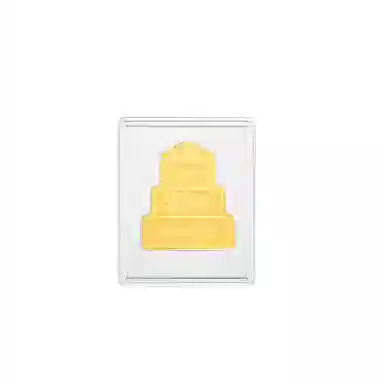 曼卡龙 生日快乐#好运 金 挂件 男女同款情侣款