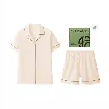 拾袜记 柔软舒适抑菌防螨吸汗透气家居服可外穿睡衣套装 女款 礼盒装