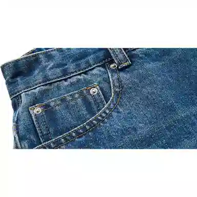 HARSH AND CRUEL Denim Shorts Blue