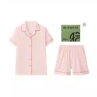 拾袜记 柔软舒适抑菌防螨吸汗透气家居服可外穿睡衣套装 女款 礼盒装