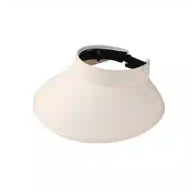 稻草人 夏季檐空顶遮阳 海边沙滩度假遮脸防紫外线 韩系百搭 显脸小 锦纶 防晒帽 女款