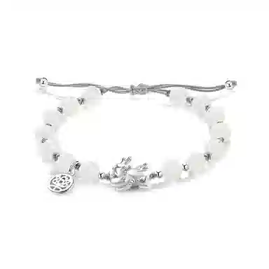 【S999银/招财貔貅】 百慕眸 吸金吞金兽 新中式 国潮 福乐牌小众设计 高级感 高考考研上岸#好运 白玉菩提 手链 男女同款情侣款