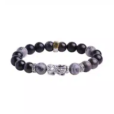 木盛缘 【八大守护神  招财纳福】 黑檀 手串 男女同款情侣款