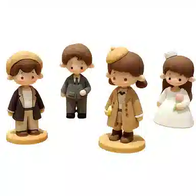 半粒 可爱卡通玩偶手办 景品