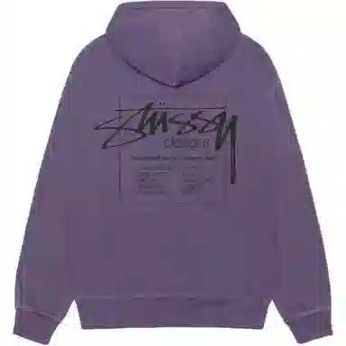 Stussy SS25 MODERN AGE HOODIE PIGMENT DYED logo