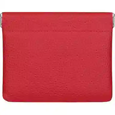 歌若拉 自动封口真皮硬币袋弹力闭合小众耳机数据线收纳 头层牛皮 零钱包 男女同款情侣款 多色