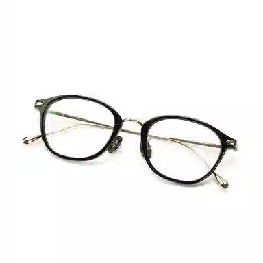 【可配度数】 青雉作 日杂精致感高定贝母鼻托细边近视眼镜手工镜框高颜值小框清冷感 β钛板材 椭圆形 光学镜架 女款 玳瑁色日本灰黑色