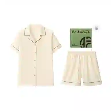拾袜记 柔软舒适抑菌防螨吸汗透气家居服可外穿睡衣套装 女款 礼盒装