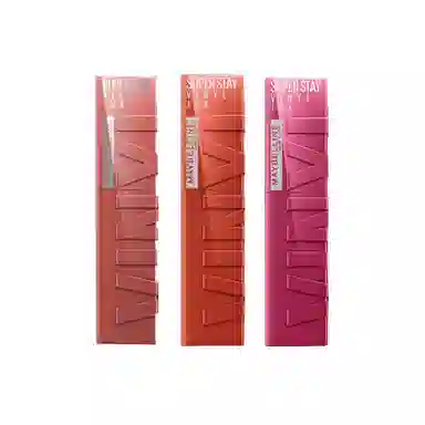 美宝莲 春夏气泡饮系列 锁吻棒莹润唇釉 镜面 易上色