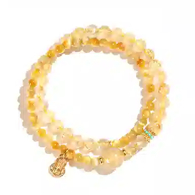 玄唐 招财进宝双圈新中式高级感时来运转财源广进处理 紫水晶 手串 男女同款情侣款