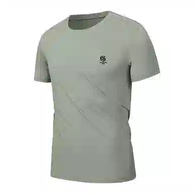 暴走的萝莉 超大弹力网孔透气品牌设计圆领运动跑步训练短袖亲肤篮球衣 男女同款