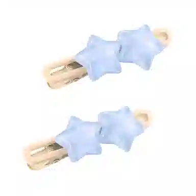 希铃 可爱星星 亚克力 发夹 女款