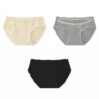 欧迪芬 纯棉亲肤透气舒适活泼可爱洛丽塔公主风少女心内裤 女款