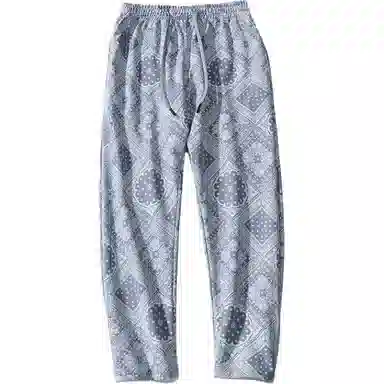 乱步 腰果花裤子韩版潮流百搭休闲裤 男女同款