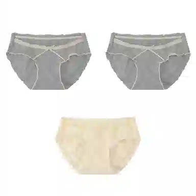 欧迪芬 纯棉亲肤透气舒适活泼可爱洛丽塔公主风少女心内裤 女款