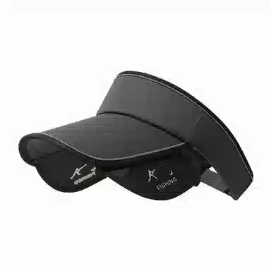 稻草人 夏季户外运动可伸缩空顶太阳帽 遮阳防紫外线 简约百搭 锦纶 防晒帽 男女同款情侣款