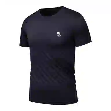 暴走的萝莉 超大弹力网孔透气品牌设计圆领运动跑步训练短袖亲肤篮球衣 男女同款