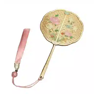 轻迎 国潮古风手持镜梳妆镜小镜子化妆镜随身镜创意文创便携旅行宿舍