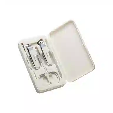 轻迎 礼盒高档指甲刀套装家用盒装指甲剪便携指甲钳修甲美甲挖耳勺工具 轻便