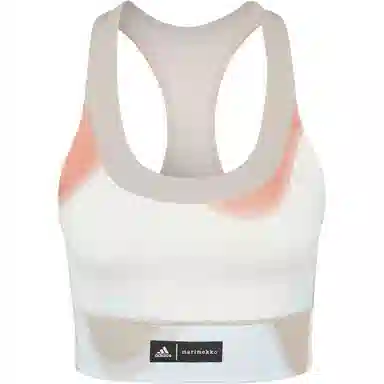 adidas x Marimekko Logo Print Sports Bra Coral Pink