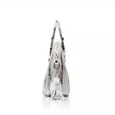 Roberta Di Camerino Shell Bag Gold Gray Silver