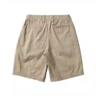 实年服工 质感水洗泼墨纯棉休闲五分裤工装短裤 男款