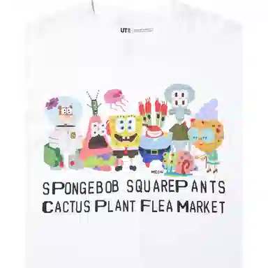 UNIQLO x CPFM x SpongeBob Tee White