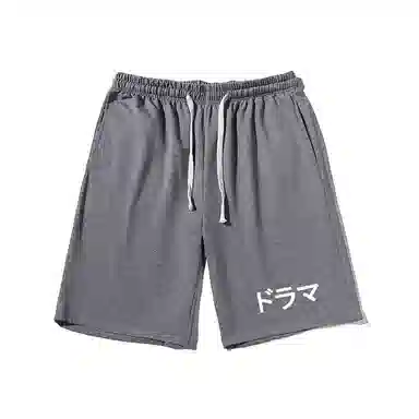 乱步 潮流运动宽松五分裤街头百搭卫裤青少年学生休闲短裤 男女同款