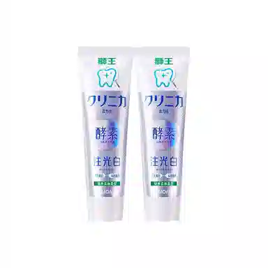 狮王 齿力佳水光酵素注光白牙膏成人去黄含氟 清新口气去牙渍美白去烟渍