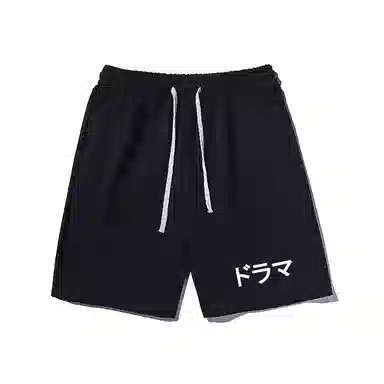乱步 潮流运动宽松五分裤街头百搭卫裤青少年学生休闲短裤 男女同款