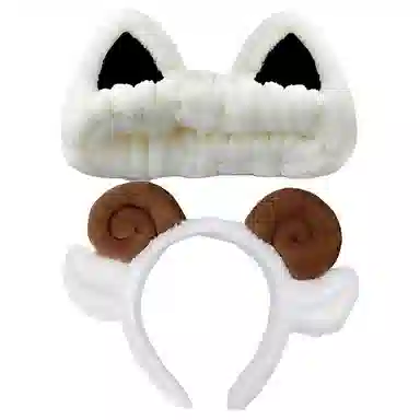 希铃 猫耳朵洗脸发带 金丝绒 发箍 女款