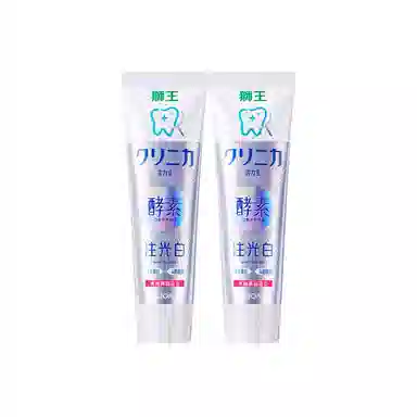 狮王 齿力佳水光酵素注光白牙膏成人去黄含氟 清新口气去牙渍美白去烟渍