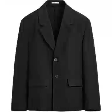 ZARA Pleated Jacquard Blazer