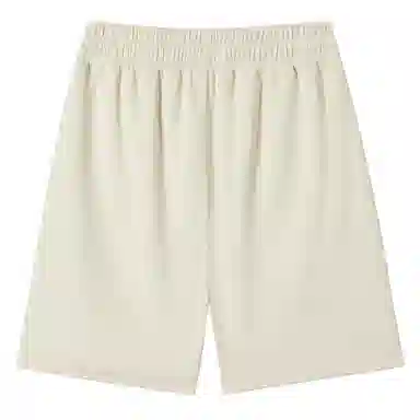 加菲猫家族 美式纯色简约烧花设计宽松舒适直筒垂感学院风日常通勤户外运动跑步篮球百搭系带调节中腰休闲短裤 男女同款