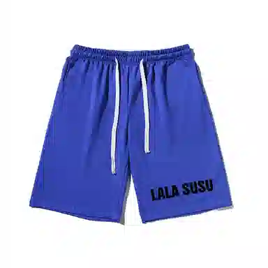 乱步 美式简约宽松字母印花潮牌百搭运动透气青少年学生五分裤休闲短裤 男女同款